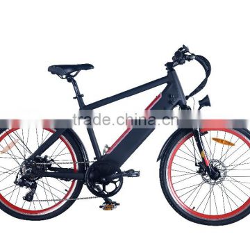 motor powered hidden battery electric bicycle
