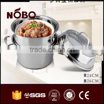 multifunction stainless steel inddustrial steam cooking pot