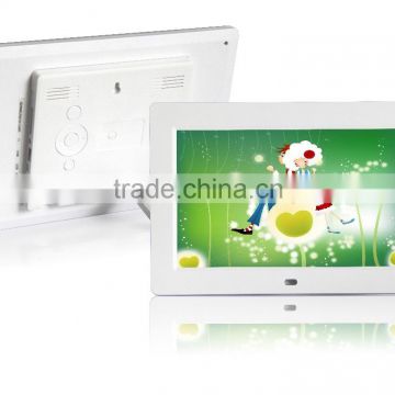 Promotion! 10 inch digital photo frame 200% quality warranty + high resolution screen