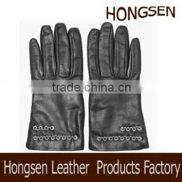 HS116 wholesale leather gloves