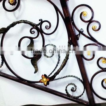 Top-selling artistic handrail wrought iron outdoor install