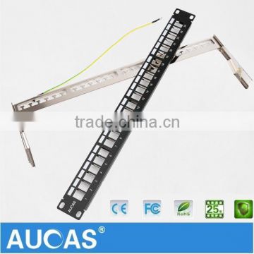 FTP 19 Inch 24 Ports Blank Patch Panels with Cable Manager