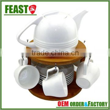 Popular personalized Ceramic teapot set for wholesale