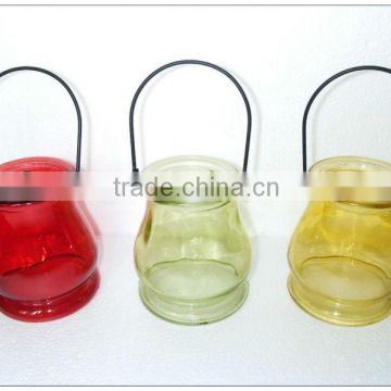 Glass containers for candles