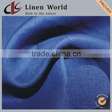 3636 100%Linen 21*21 36*36 Plain Dyed Garment Fabric