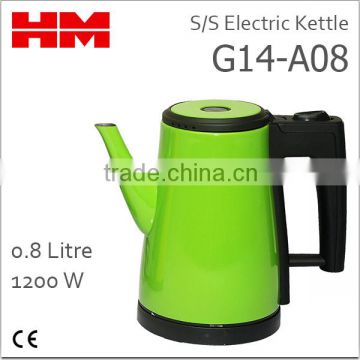 Stainless Steel Mini Electric Kettle G14-A08 Green