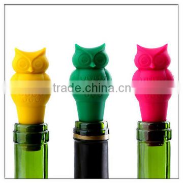 novelty silicone wedding favors bottle stoppers, colorful bottle stopper