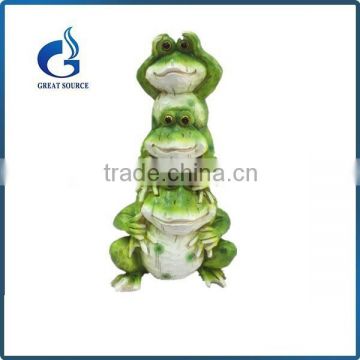 Frog shape special design low price polyresin dwarf