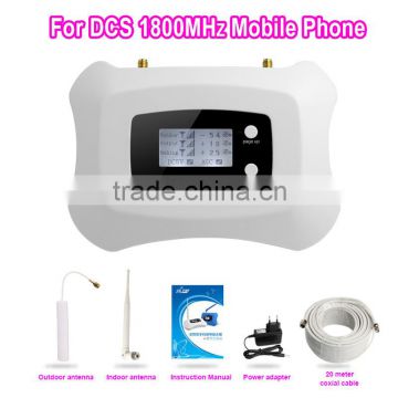 2016 Hot sale DCS 1800mhz smart mobile signal amplifier cellular signal repeater booster cell phone signal booster
