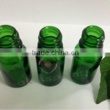 5ml,10ml,15ml,20ml,30ml,50ml,100ml green essential oil glass bottle