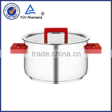 large cooking pots stainless steel induction different size