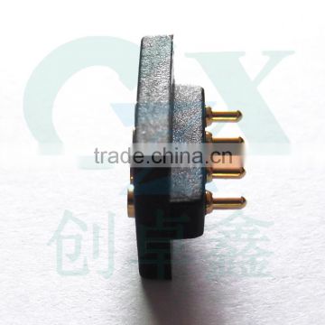 PCB application 2.54mm pitch spring loaded pogo pin battery connector
