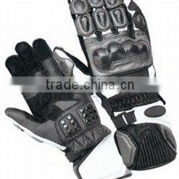 DL-1491 Leather Motorbike Gloves