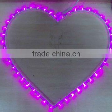 2016 Led Heart Light Valentine Day Decorations Holiday Heart Shaped Motif Lightings