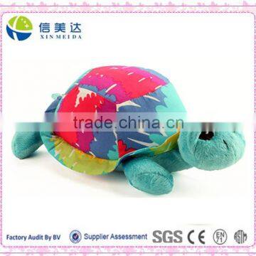 Lovely colorized turtle plush toy