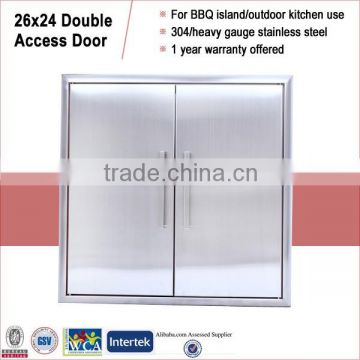 Outdoor Grill Island 26 Inch Double Sided Access Door