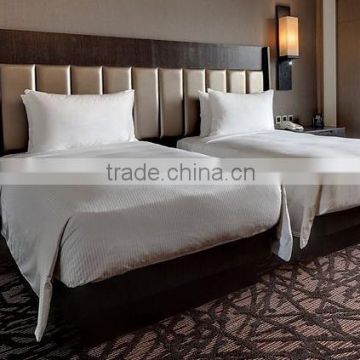 Environmental friendly lacquer hotel bed room furniture apartment size furniture