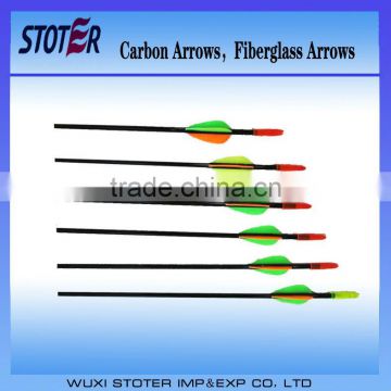 fiberglass arrow/customized carbon arrow /hunting cross bow
