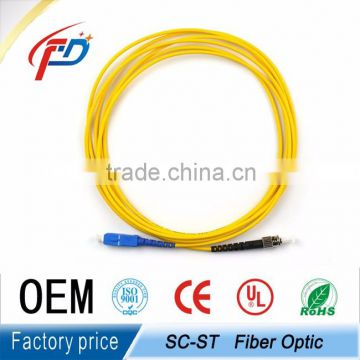 High speed SC-SC 4 core fiber optic cable jumper cable