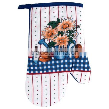 printed cotton kitchen oven mitten pigment printing oven glove wholesale alibaba