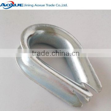 Zinc plating wire rope thimble, electric thimble