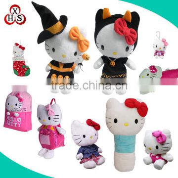 China OEM factory price hello kitty plush toy wholesale