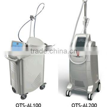 professional alexandrite laser 755nm hair removal equipment with optical fiber to output