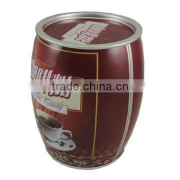 metal tin empty coffee can