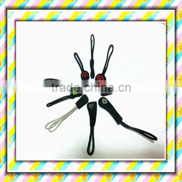 Silicone rubber zip heads
