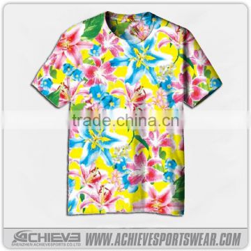 2017 Wholesale T-shirts Custom Polyester Running T Shirt
