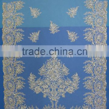 Wholesale embroidery sequin tablecloth dubai lace table cloth