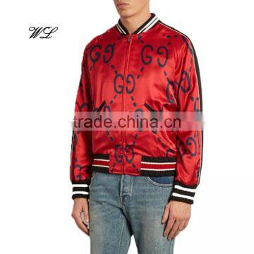 Wholesale fashion man jacket custom men's clothing casual man bomber jacket