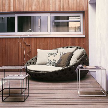 Anti-UV Contemporary Outdoor Furniture Wicker Rattan UV Resistant Customized