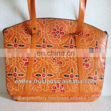 Genuine leather ladies shoulder handbags manufacturer, original goat leather womens bags exporter