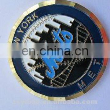 2017 promotional gifts New York coins with shiny nickel plated