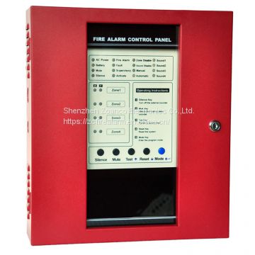 Conventional 4 zones Fire Alarm Control Panel Security Alarm control panel Fire Host