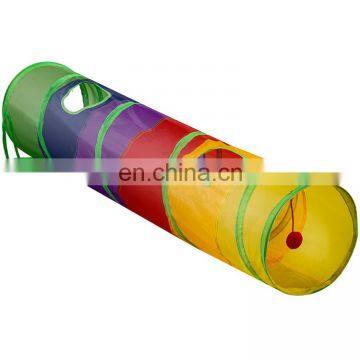 Good quality  wholesale low price outdoor polyester pet toy foldable cat tunnel