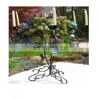 large arm metal iron candelabra