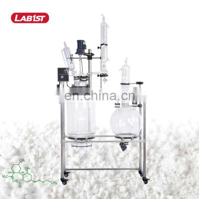 5l 10l 30l 30 L 100l 5 50 100 Liter 200l isolate vacuum filter crystallization jacketed glass reactor with filter plate