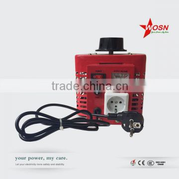 China Factory Supply 1000VA Red Color Small Mini Variac Auto Transformer
