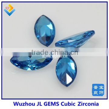 Best Sale Synthetic Marquise Blue Topaz CZ Beads Sale In Alibaba