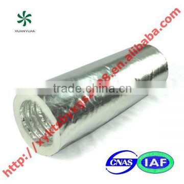 Compressible air conditioner duct pipe