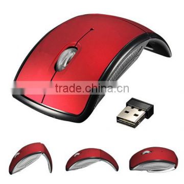 Best selling computer wireless mouse arc wireless mouse folding wireless mouse