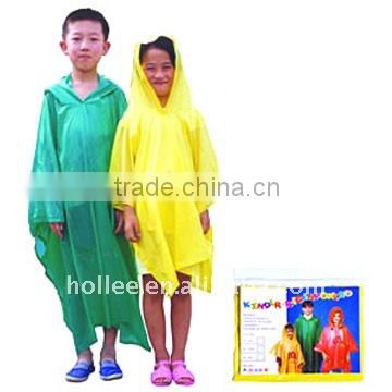 plastic Children rain gear