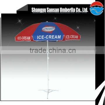 200CM*8K red and blue advertising beach umbrella