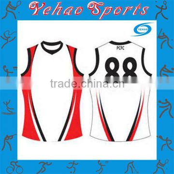 Thailand AFL Football Jersey Sublimated Print Rugby Football Jerseys