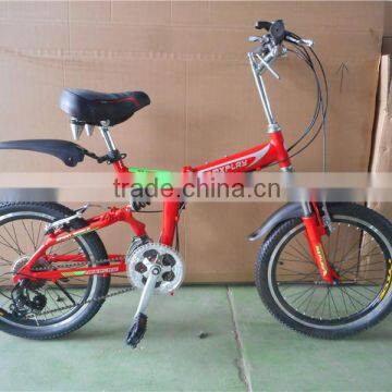 MXPLAY Steel New Design 7 Speed Suspension Folding Bike