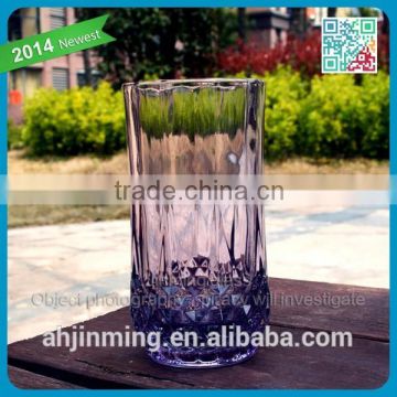 Hot sale crystal drinking glass cup wholesale juice glass cup unique glass cup fancy drinking glass cup