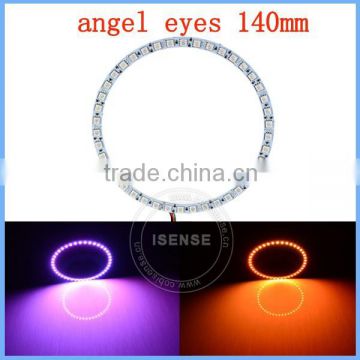 50000 hours lifespan DC12v Epistar chips White PCB full circle 140mm RGB LED SMD 5050 SMD Angel Eye China led light