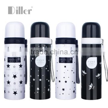 oem Hot selling eco-friendly water thermos 500ml bullet shape stainless steel vacuum flask